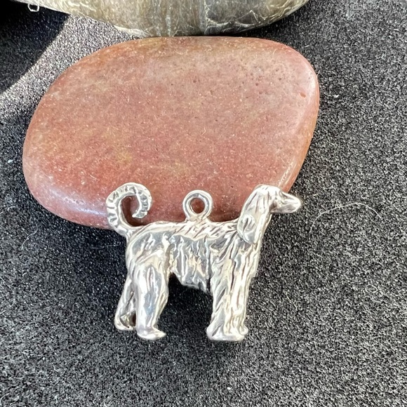 Sterling Silver .925 Solid 3-D Dog Charm Vintage - Picture 3 of 5